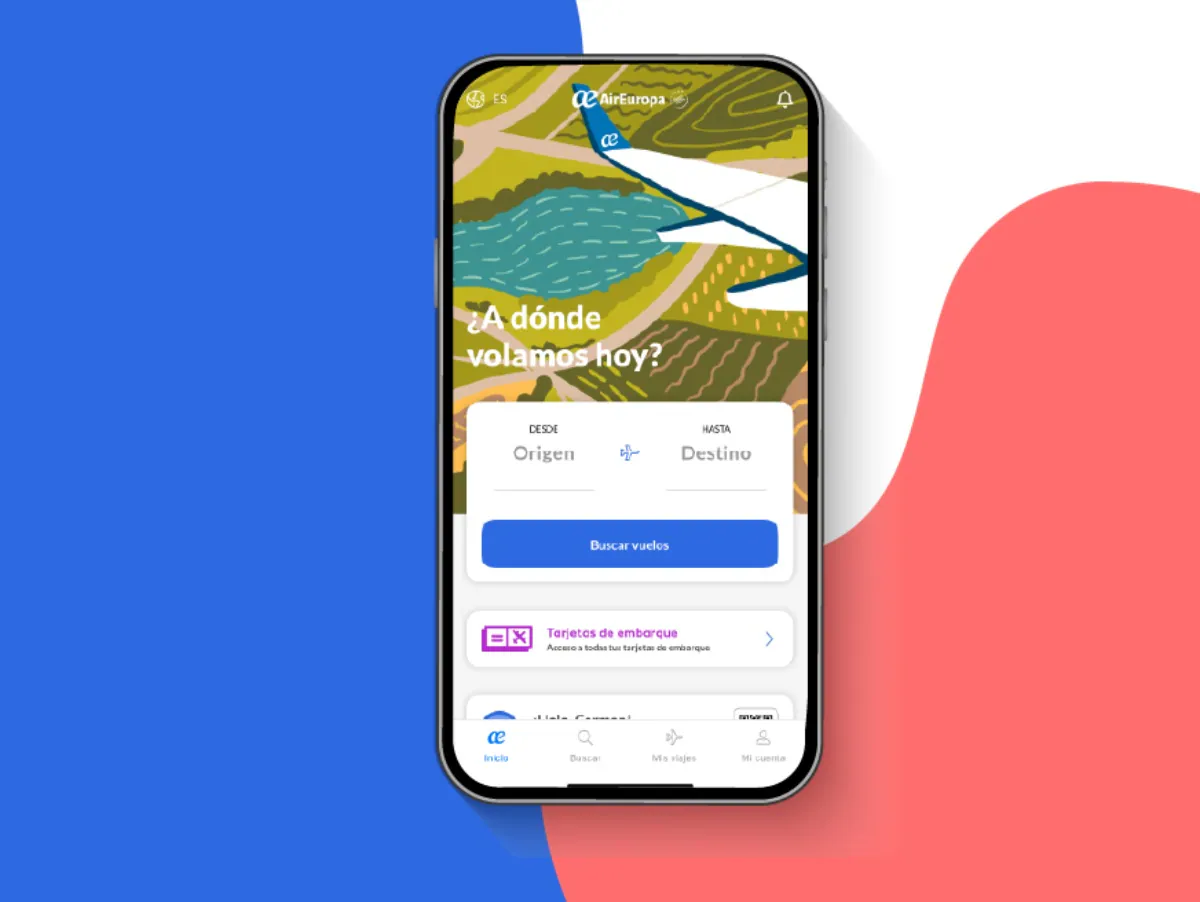 Móvil centrado para mobile