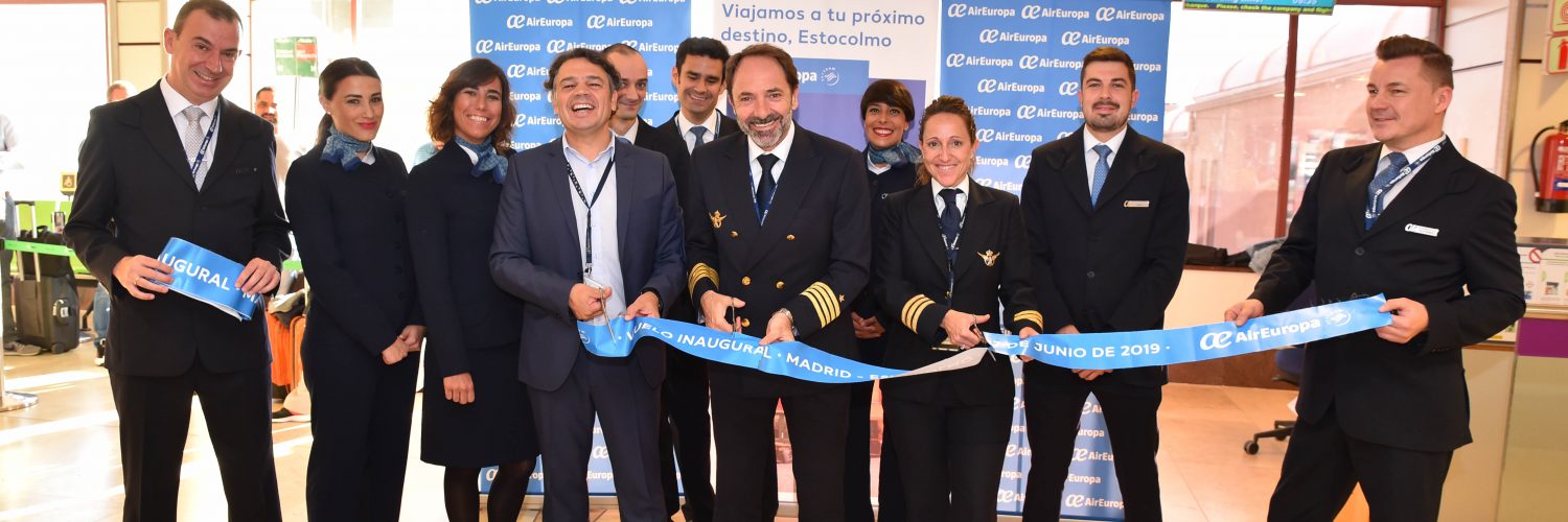 Air Europa inaugura sus vuelos de verano a Copenhague, Atenas y Estocolmo.