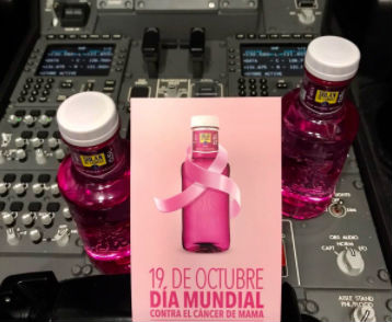 Air Europa, contra el cáncer de mama.