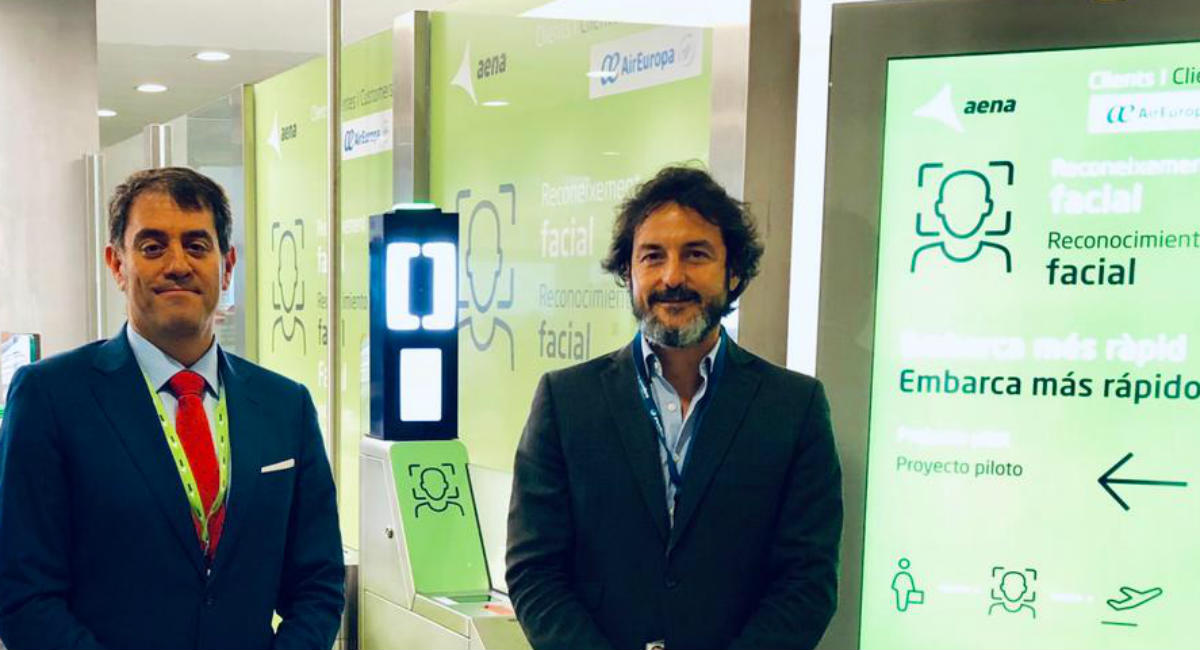 El embarque de Air Europa con tecnología biométrica.