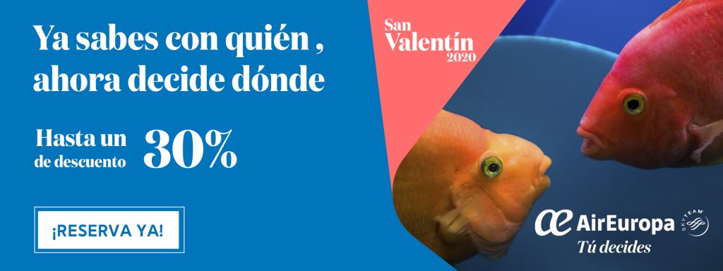 Ofertas de Air Europa por San Valentín