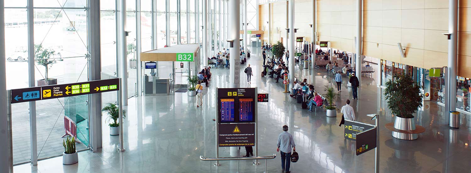 Aeropuerto de Palma de Mallorca.