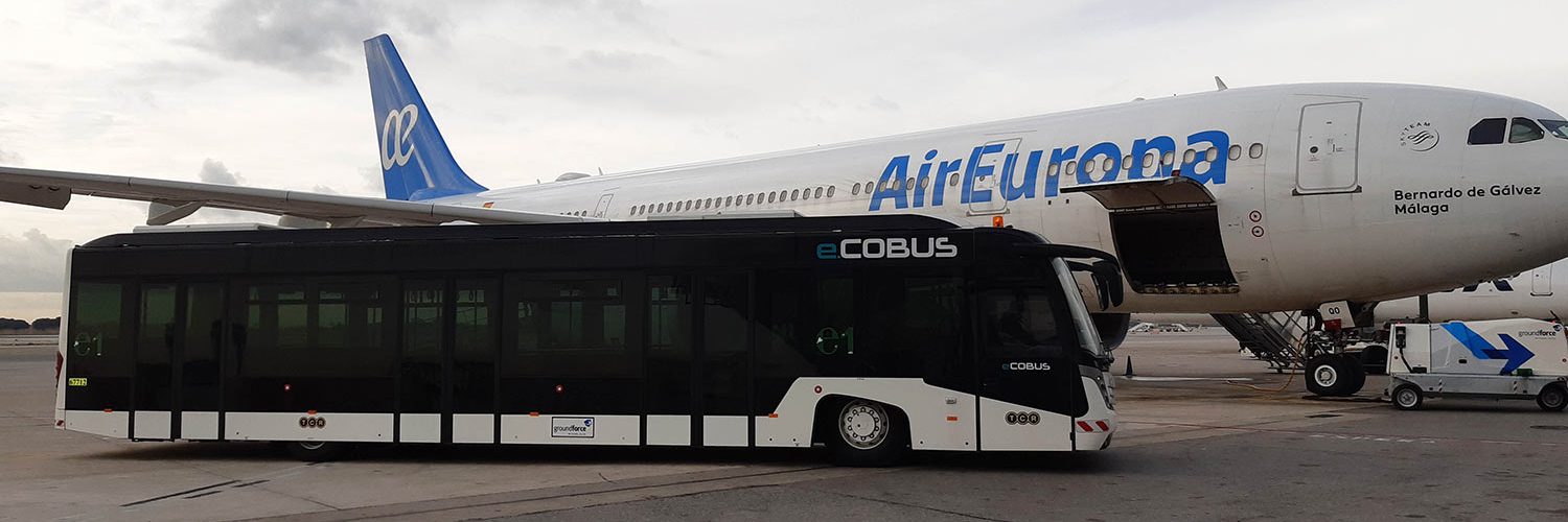 Autobús ecológico de Groundforce