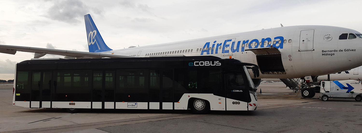 Autobús ecológico de Groundforce