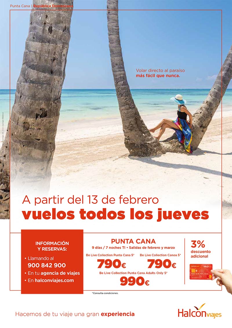 Oferta de Travelplan nueve días en Punta Cana por 790 euros Globalia
