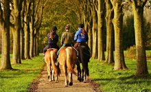 Mujeres montando a caballo. Imagen de Just killing time en Pixabay