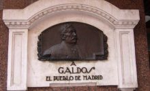 Placa a Benito Pérez Galdós