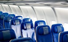 Cabina de avión de Air Europa
