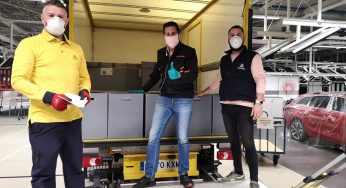 Correos reparte de manera gratuita los respiradores fabricados por Seat