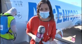 Así se desinfecta un avión de Air Europa