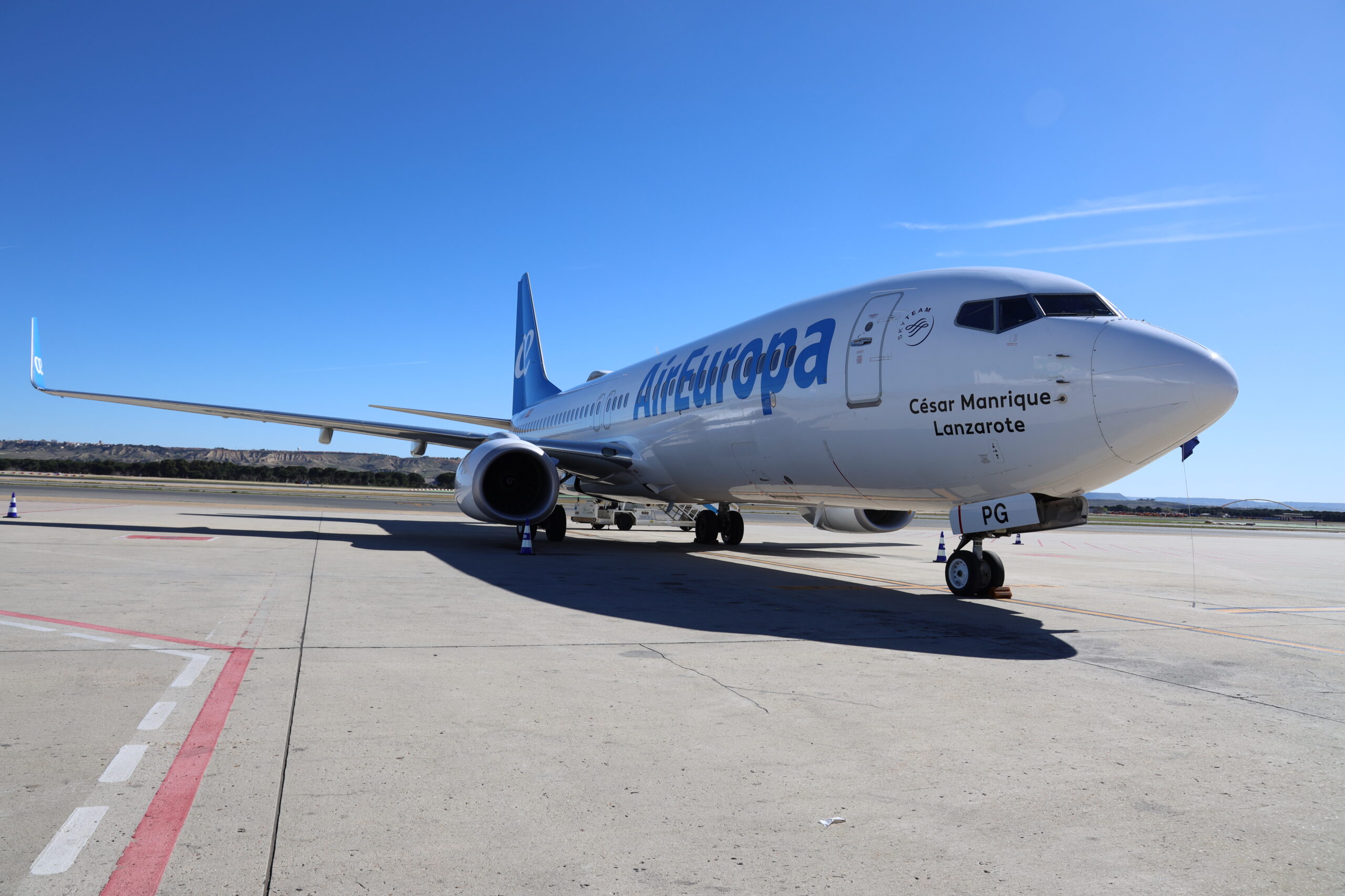 Air Europa aumenta en un 15% los vuelos entre Lanzarote y la Península