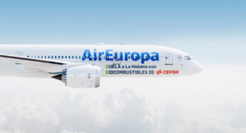 Air Europa volará a La Habana con biocombustibles de segunda generación de Cepsa